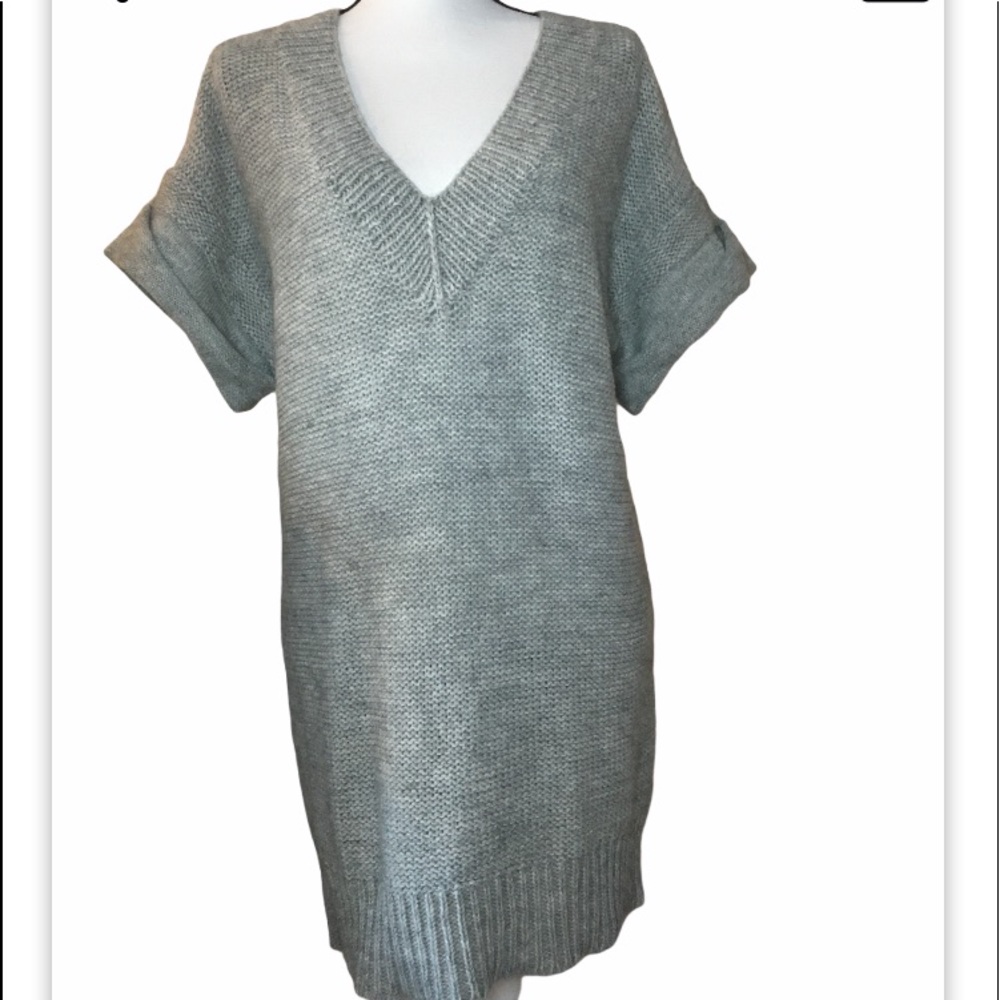 j.Crew Wool Blend Kimono Sleeve Tunic Swea…